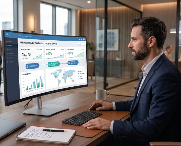 A process built to deliver targeted website visitors